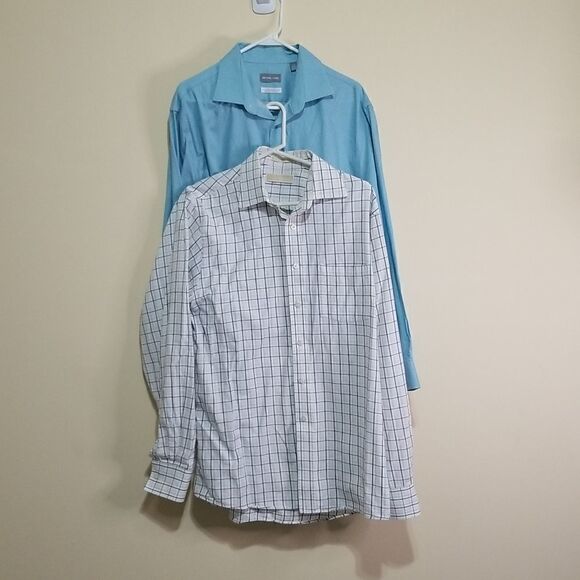 Michael Kors 2 for 1 Bundle Shirts size Large - Picture 3 of 15